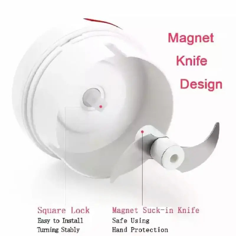 Mini Powerful Meat Grinder Hand-power Food Chopper