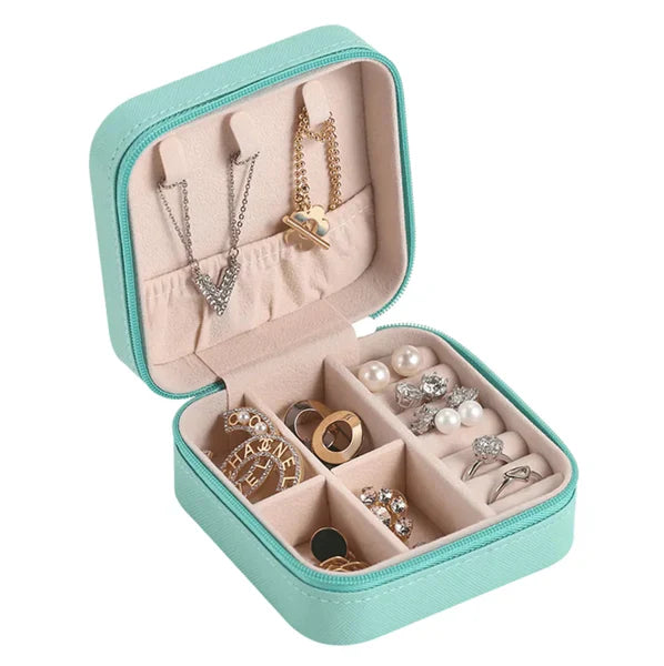 Portable Leather Jewellery Box
