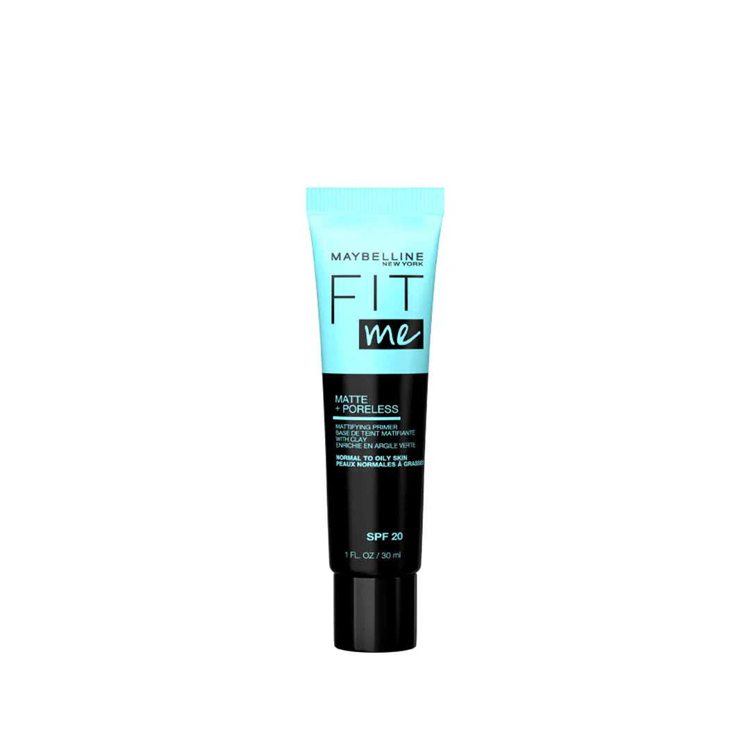 Maybelline Fit Me Matte + Poreless Face Primer - Pore Minimizing Primer for Normal to Oily Skin (30ml)