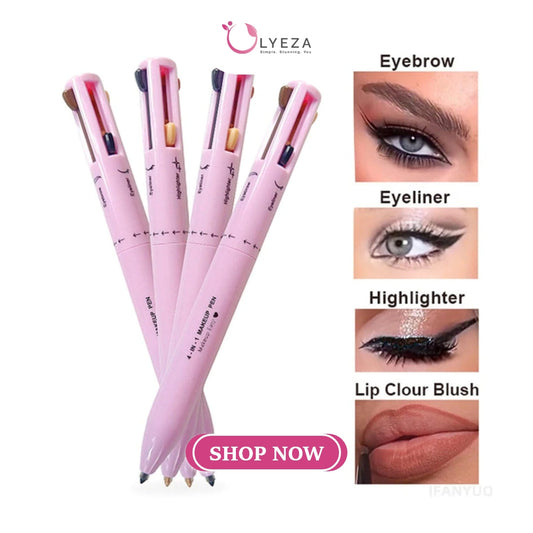 4 In 1 MakeUp Pen Eye-Liner Lip-Liner Brow-Liner-Highlighter