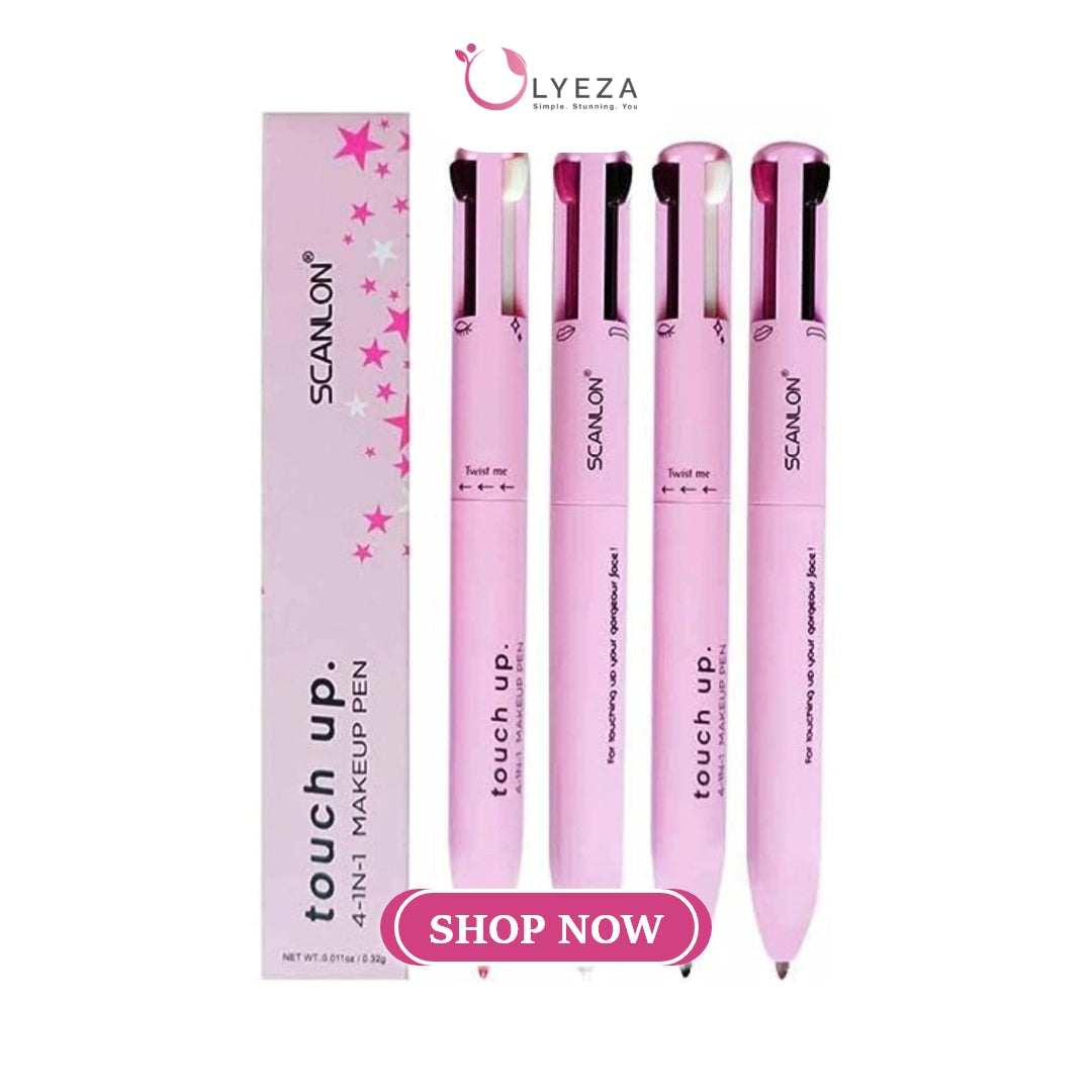 4 In 1 MakeUp Pen Eye-Liner Lip-Liner Brow-Liner-Highlighter