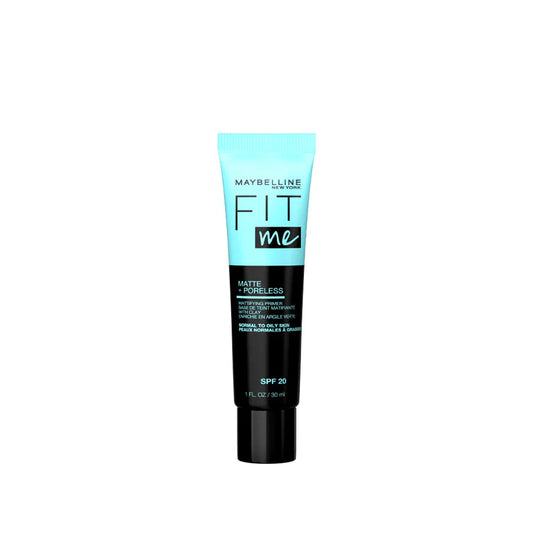 Maybelline Fit Me Matte + Poreless Face Primer - Pore Minimizing Primer for Normal to Oily Skin (30ml)