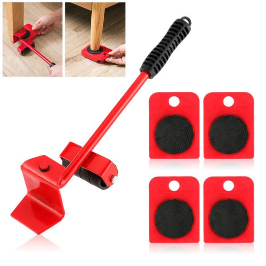 Furniture Lifter & Moving Tool Set – Heavy-Duty Rollers and Lifter for Easy Furniture & Appliance Relocation
