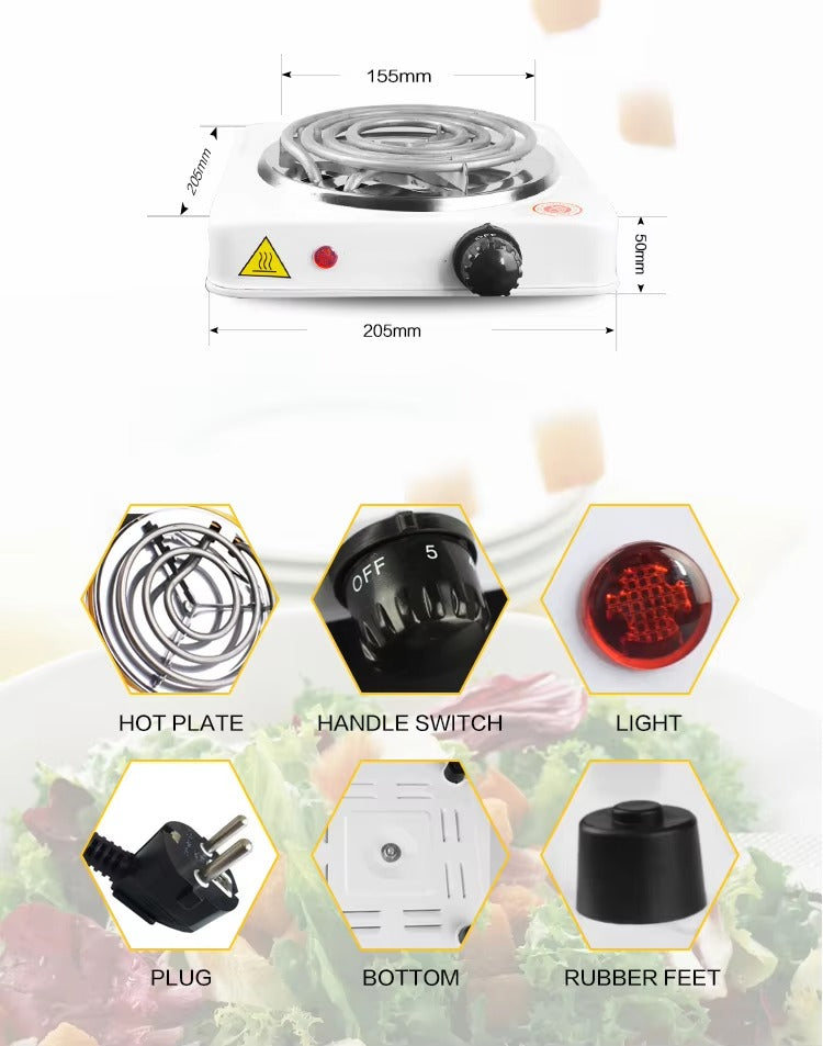Electric Stove For Cooking – Hot Plate Heat Up In Just 2 Mins