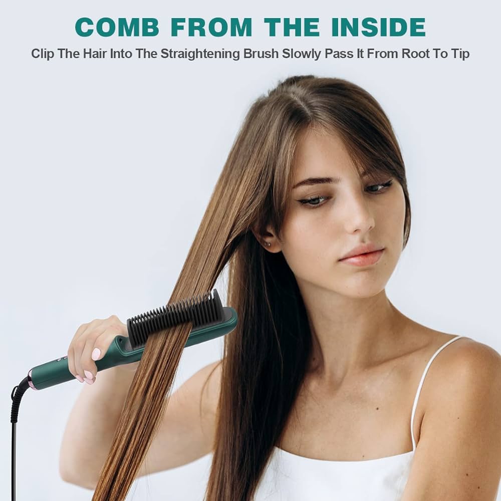 Original 909 Brush Hair Straightener Brush For Girls Comb Style / Hair Styling Hair Comb Brush Multi Color