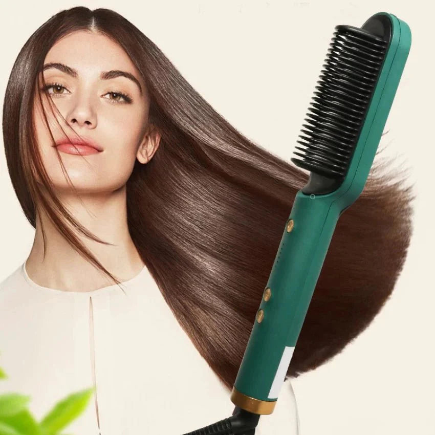 Original 909 Brush Hair Straightener Brush For Girls Comb Style / Hair Styling Hair Comb Brush Multi Color